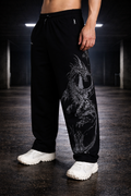 Dark Dragon Graphic Sweatpants – Black Streetwear